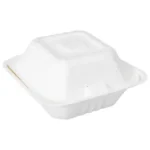 White Bagasse Burger Box